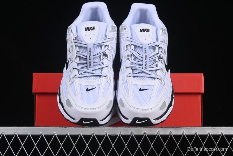 Nike P-6000 Premium Retro Casual Sneakers with Multi-Layer Design - CD6404-107