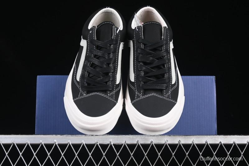 Vans Old Skool 36 Low-Top Retro Skate Shoes - VN000D57BLK