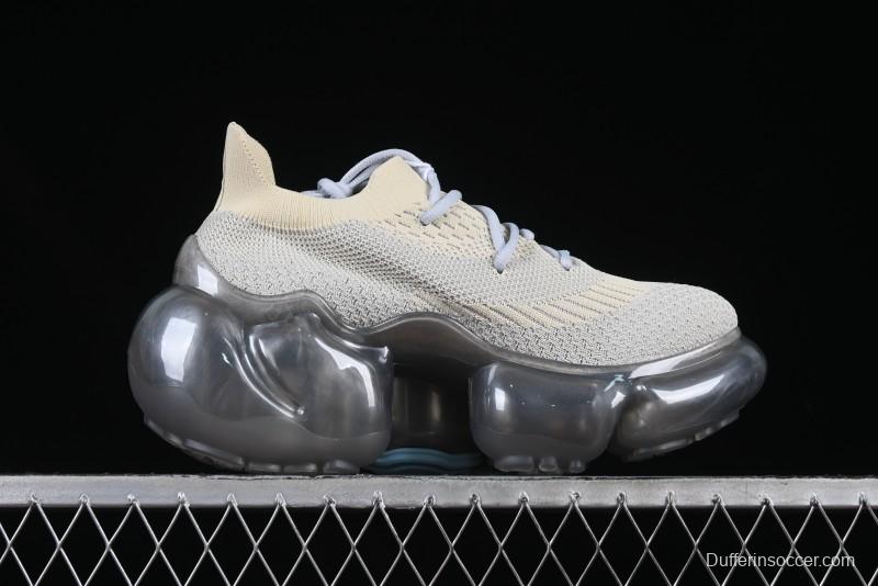 Grounds Big Bubble High Platform Sneakers Transparent Blue - AJE5