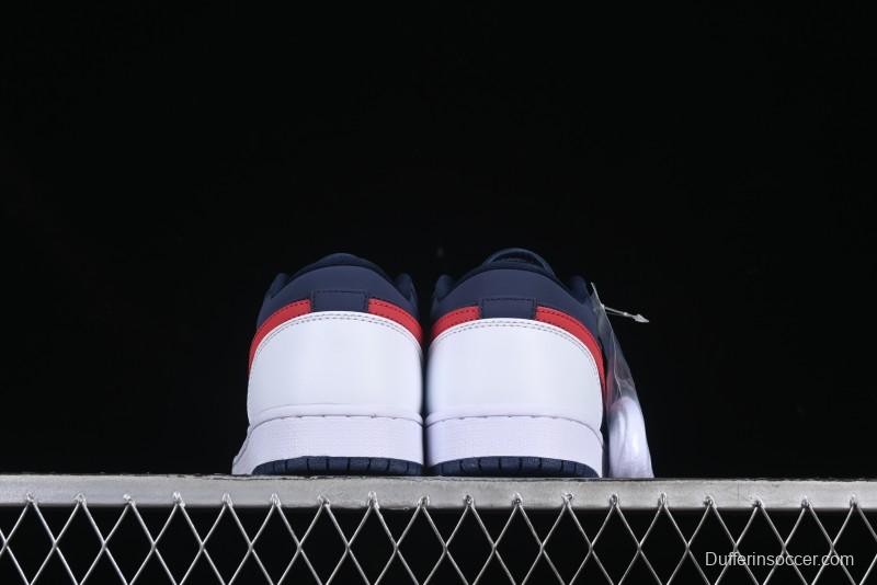 Nike Air Jordan 1 Low AJ1 Patriot Blue Red Low-Top Casual Lifestyle Sneakers - CZ8454-400