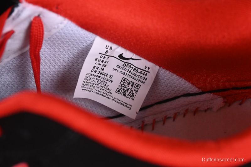 Nike Air Force 1'07 Low Stussy Collaboration Passion Orange Low-Top Casual Sneakers - DF0188-044