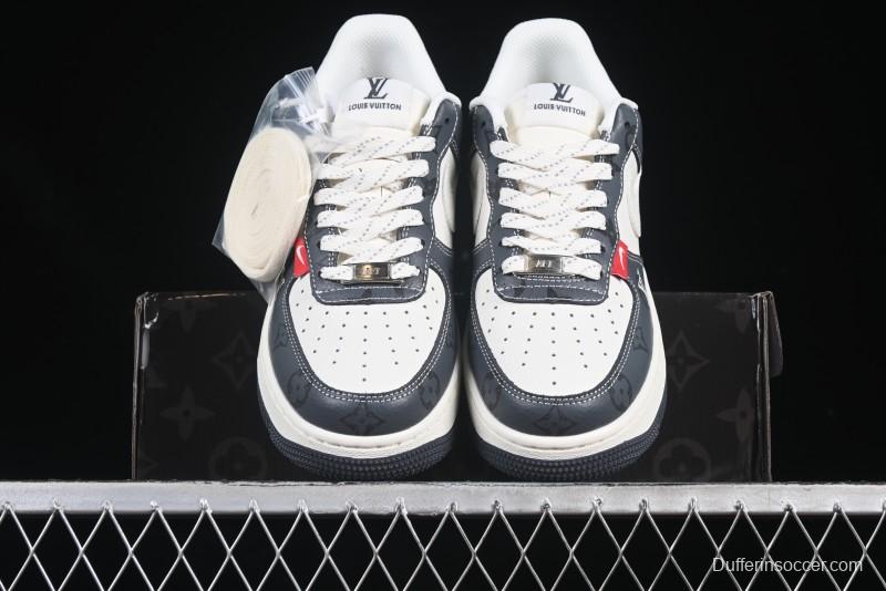 Nike Air Force 1 '07 Low LV Collaboration Beige Print Casual Sneakers - CS5288-002