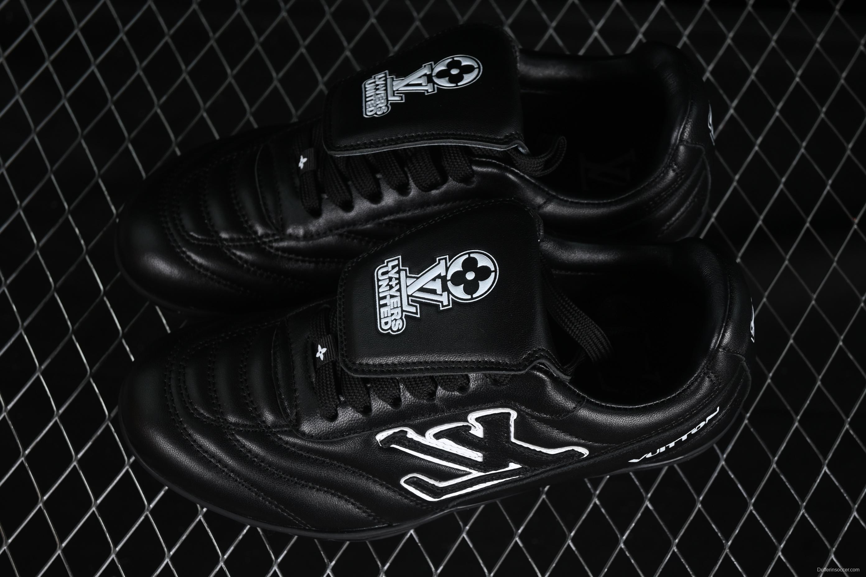 Louis Vuitton Footprint Soccer Low-Top Lifestyle Casual Shoes Round Toe Lace-Up - AJF6