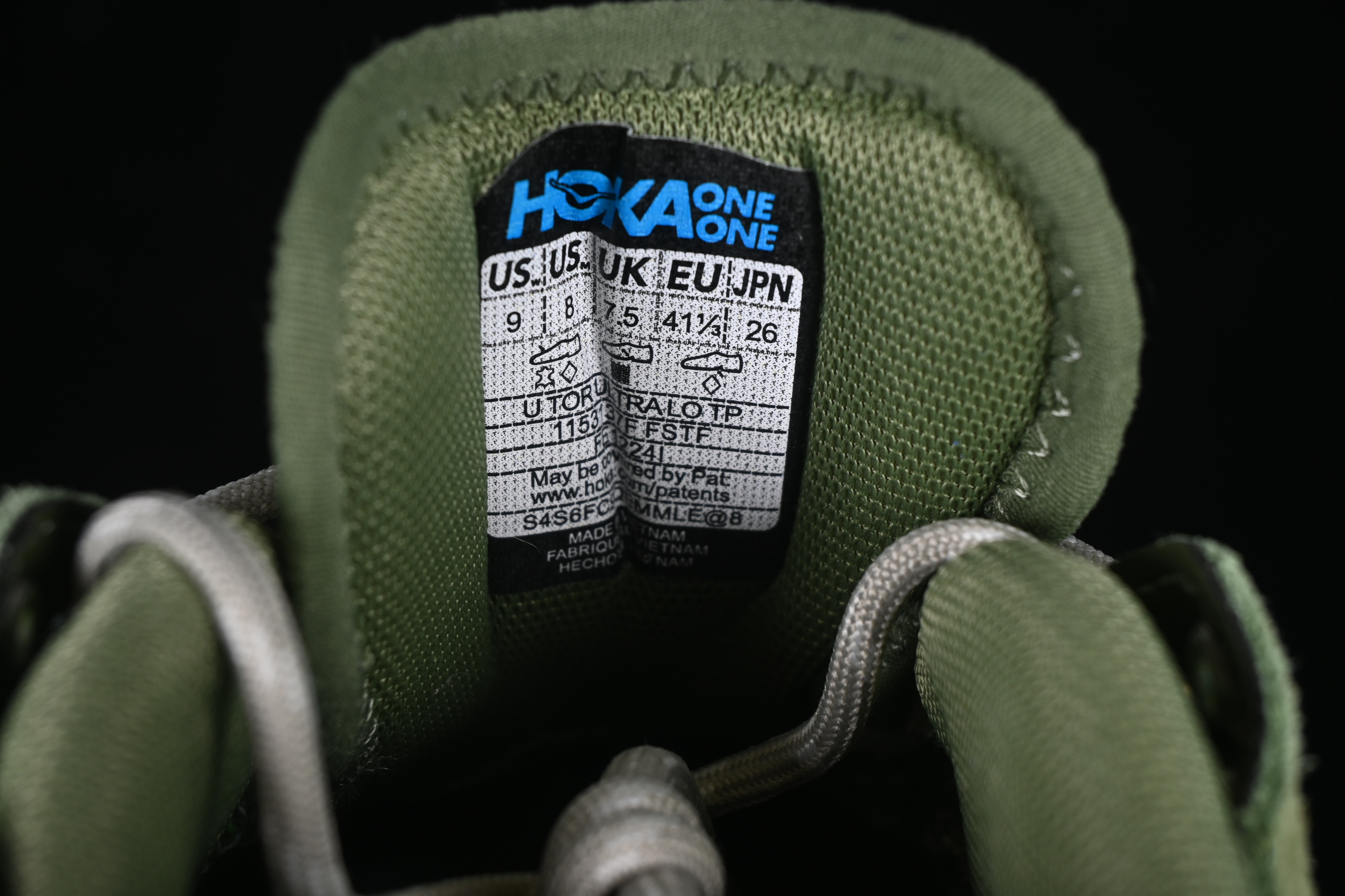 HOKA ONE ONE Tor Ultra Low Round Toe Cushioned Durable Low-Cut Hiking Shoes - 1153137F FSTF
