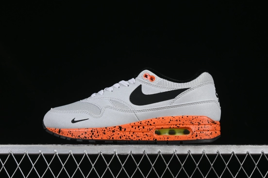 Nike Air Max 1 Retro Running Shoes with Half-Sole Air Cushion - FD2638-005