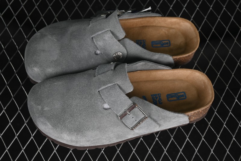 Birkenstock Arizona Soft Footbed Sandals with Suede Leather and Lambswool Lining - G.D4