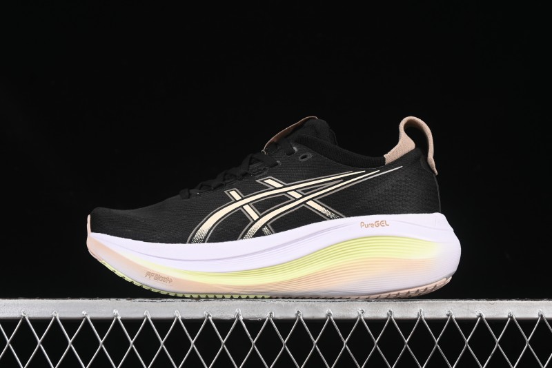 Asics Gel-Nimbus 27 Retro Breathable Casual Shoes with Cushioning for Men - 1012B753-003