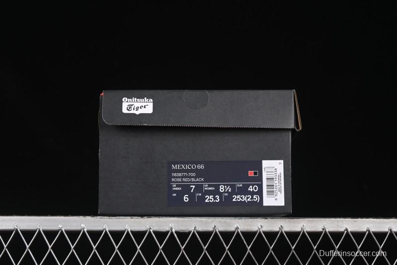 Onitsuka Tiger Mexico 66 Low-Top Leather Sneakers for Casual Running - 1183B771-700