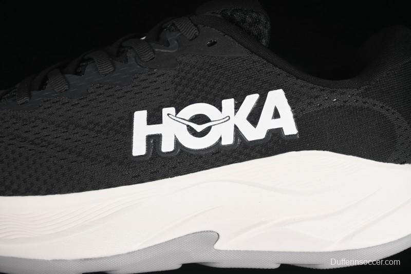 HOKA ONE ONE Rincon 4 Lightweight Breathable Knit Running Shoes - 1155131 BWHT