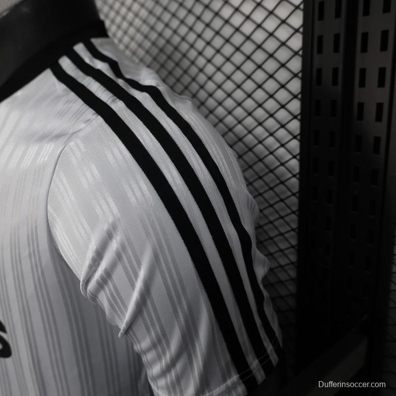 Player Version 2025 Adidas White with Striped Design Jersey
