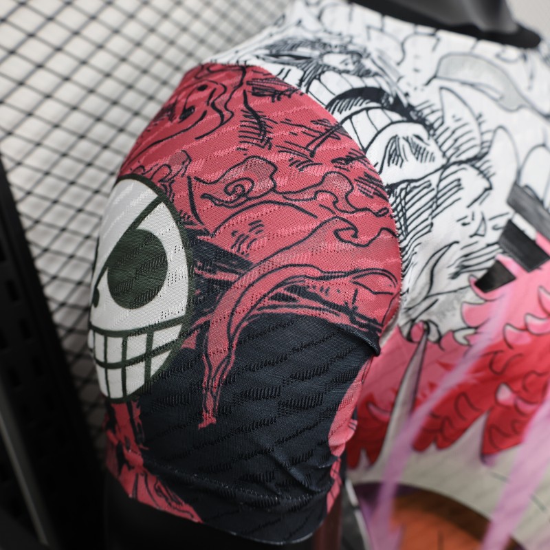 Player Version 2025 Japan White with Anime Character Pattern Jersey