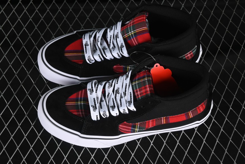 Vans Sk8-Mid Anaheim Collection Scottish Plaid Casual Low-Top Canvas Shoes - VN0A4UWIVNE