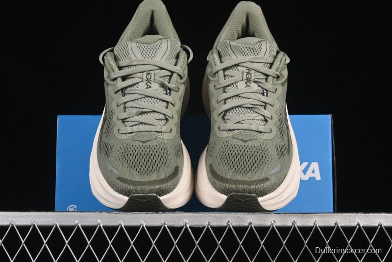 HOKA ONE ONE Bondi 9 Cushioned Running Shoes with Soft EVA Midsole - 1162011 SSSC