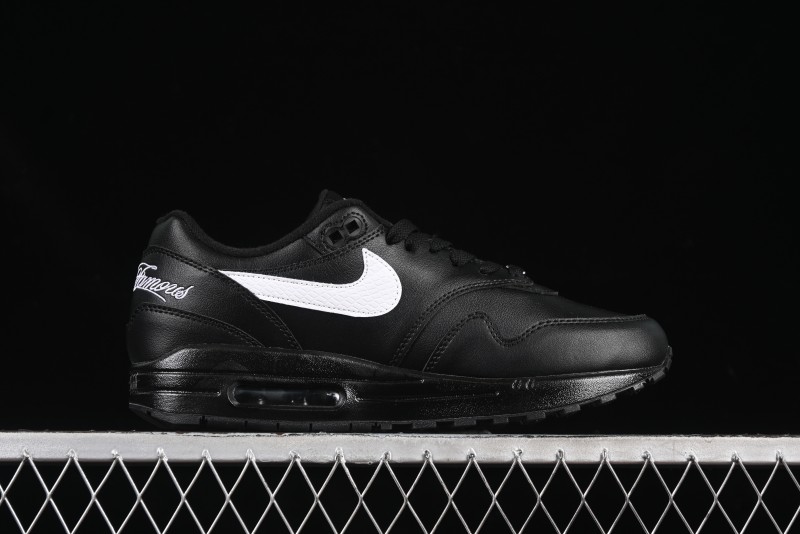 Nike Air Max 1 Retro Running Shoes with Half-Sole Air Cushion - HF8813-001