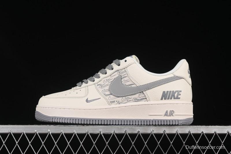 Nike Air Force 1 '07 Low Collaboration Sneakers with Double Swoosh Design - HH7518-070