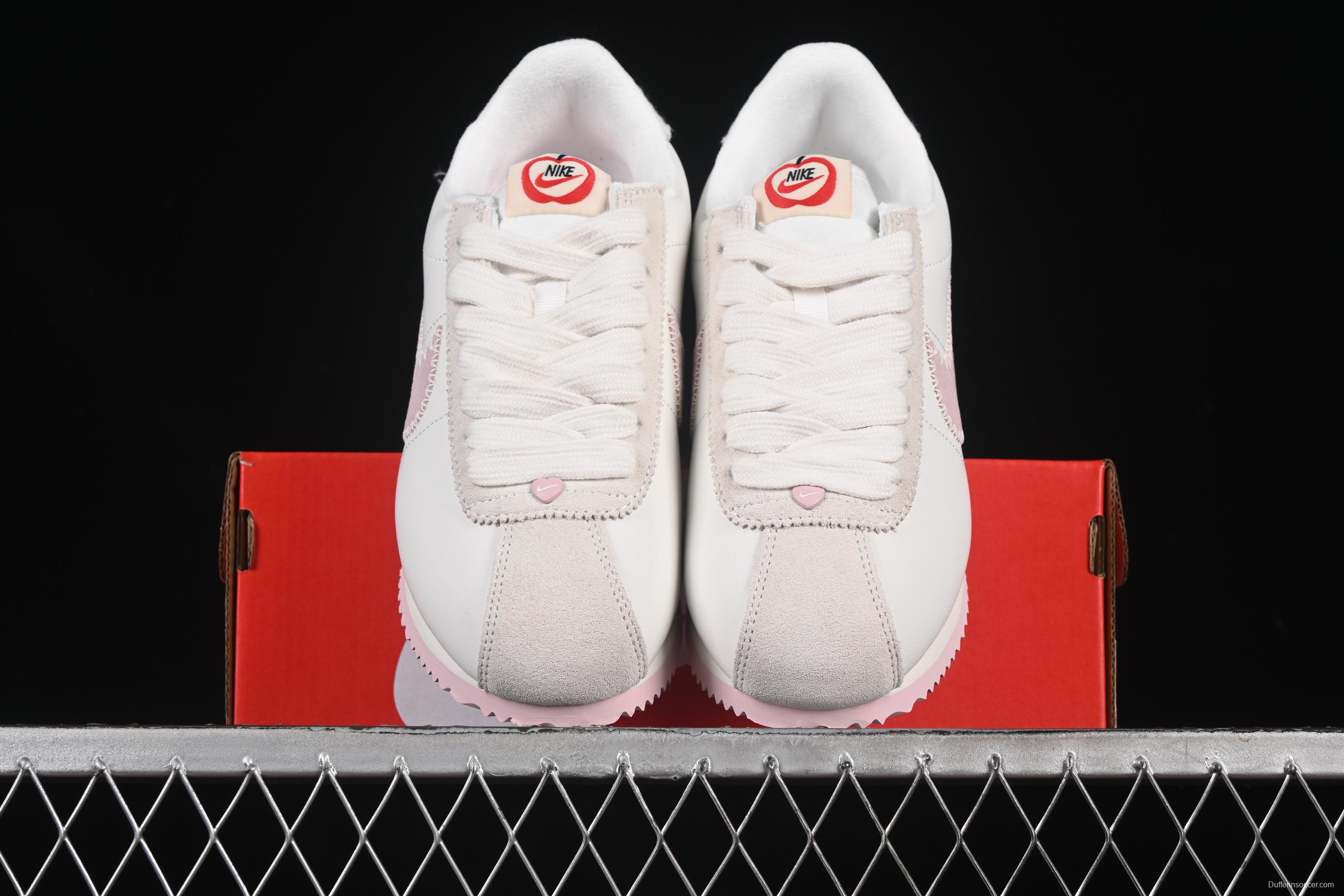 Nike Classic Cortez Leather Valentine's Day Forrest Gump Retro Original Leather Running Shoes - HV6012-161