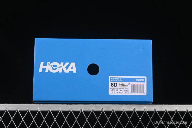 HOKA ONE ONE Bondi 9 Cushioned Running Shoes with Soft EVA Midsole - 1162011 SSSC