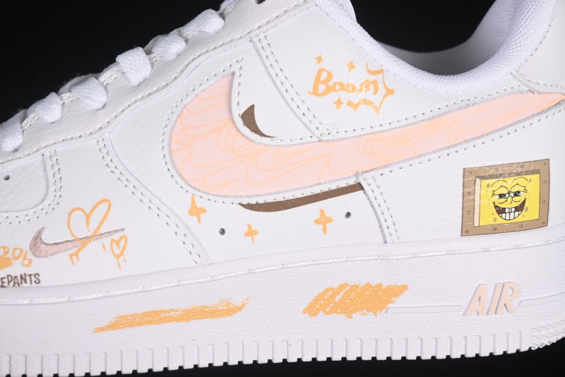 Nike Air Force 1'07 Low SpongeBob SquarePants Casual Sneakers - FB8971-070