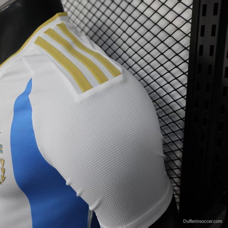 Player Version 2025 Argentina Home Jersey