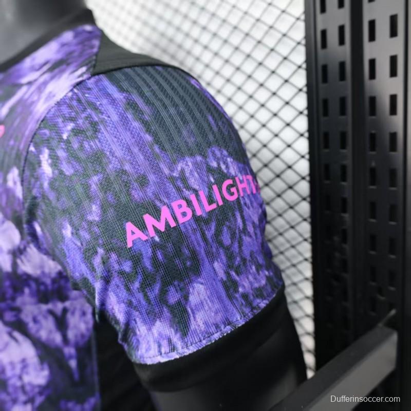 Player Version 25/26 FC Barcelona Purple with Marble Design Jersey