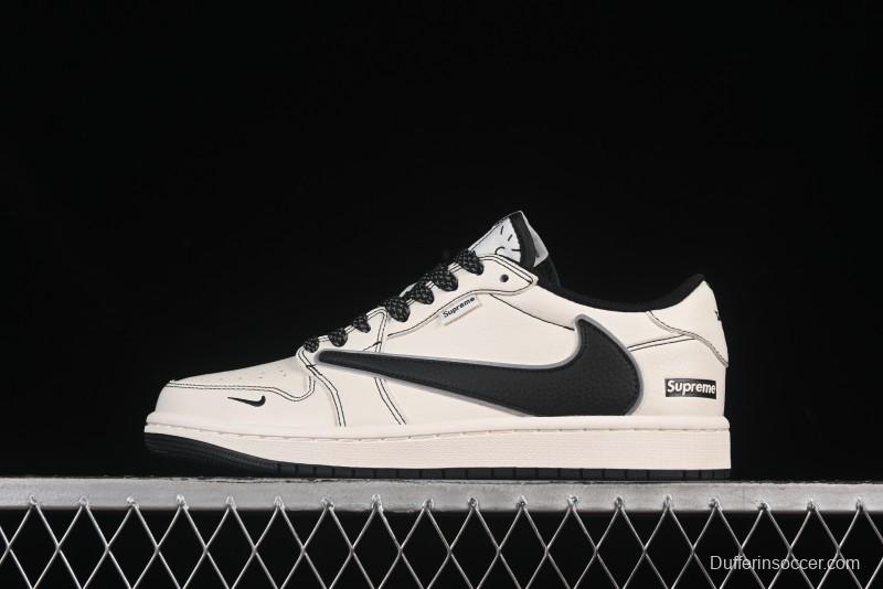 Nike Travis Scott x Fragment Design x Air Jordan 1 Low OG SP Casual Sneakers - DH0223-311