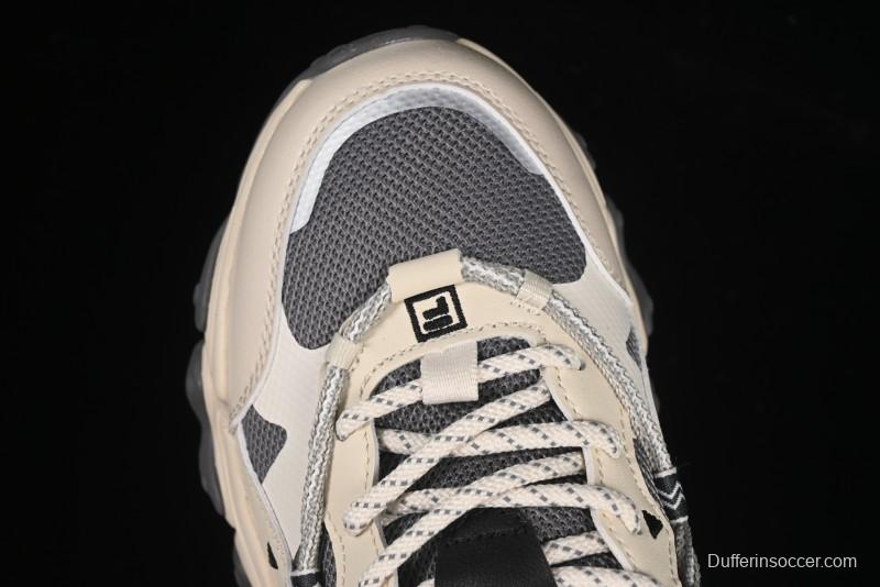 Fila Heritage Fluid Cat Paw 5.0 Retro Dad Shoes with Lace-Up Design - F12M442115FAG