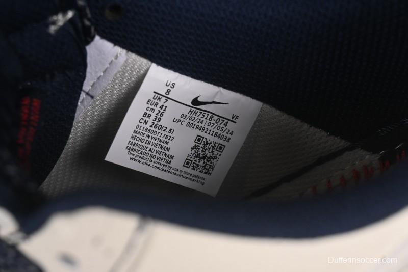 Nike Air Force 1 '07 Low Supreme Collaboration Casual Sneakers with Full-Length Air Cushion - HH7518-074