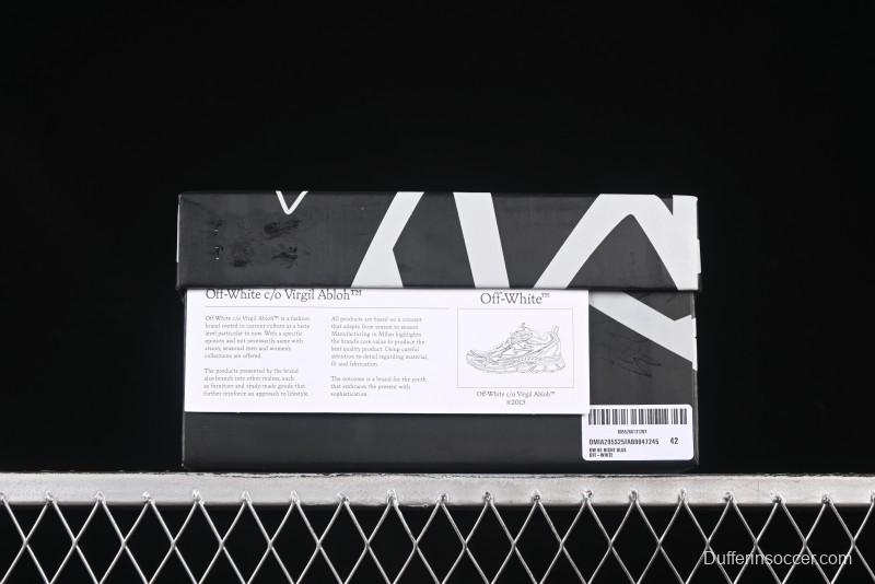 Off-White Be Right Tie-Dye Blue Low-Top Lifestyle Casual Shoes - X.E5