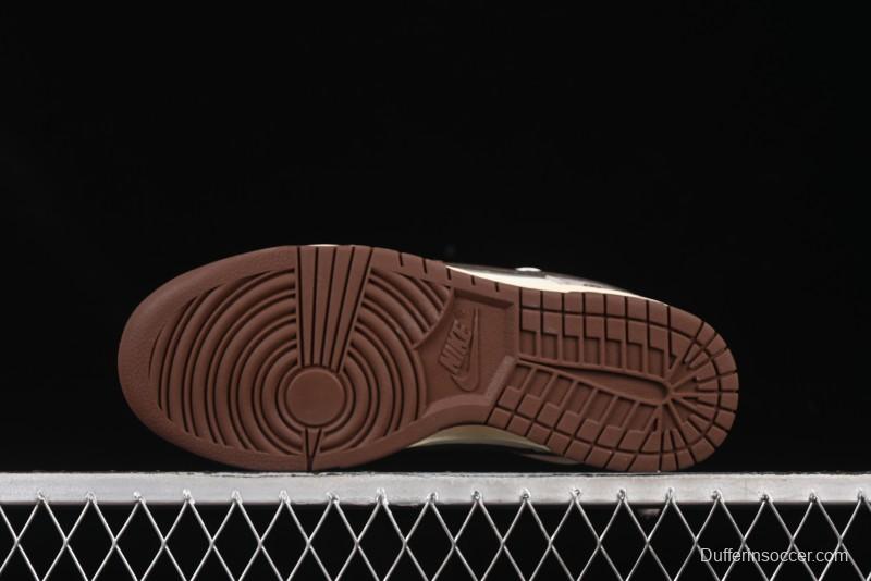 Nike Dunk Low Koala Party Distressed Grid Low-Top Casual Skate Shoes - DD1503-124