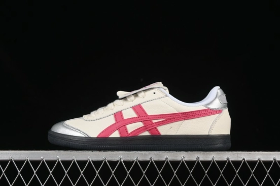 Onitsuka Tiger Tokuten Low-Top Casual Sneakers with T-TOE Reinforcement and Retro Indoor Sole - 1183B938-100