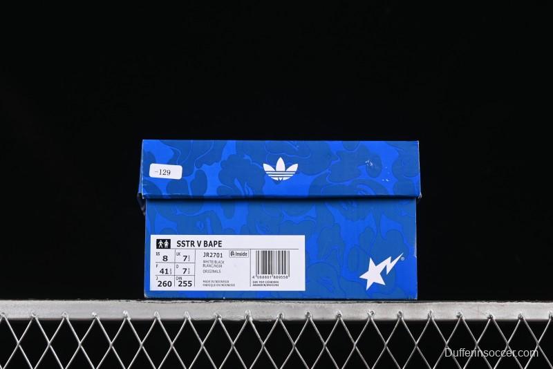 Adidas Bape Superstar JR2701 Shell Toe Casual Sneakers - JR2701
