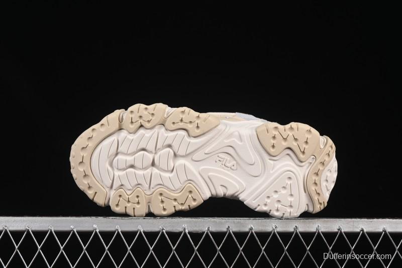 Fila Heritage Fluid Cat Claw 5.0 Vintage Dad Shoes with Lace-Up Design - F12W412105FLV