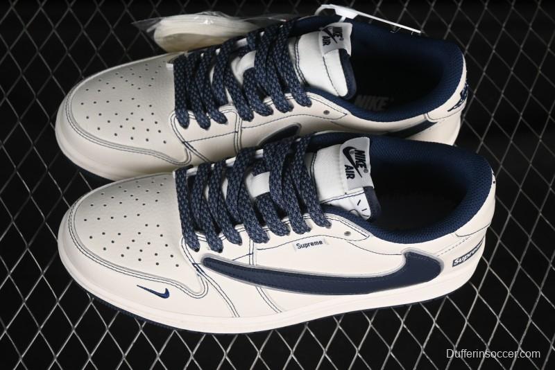 Nike Travis Scott x Fragment Design x Air Jordan 1 Low OG SP Casual Sneakers - DH0223-355