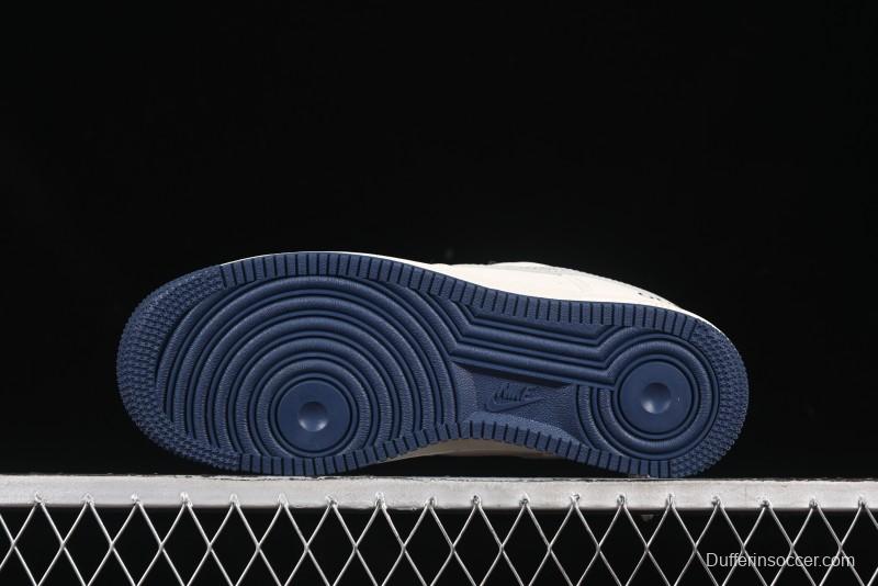 Nike Air Force 1 '07 Low Gucci Collaboration Silver Swoosh Casual Sneakers - XS1958-546