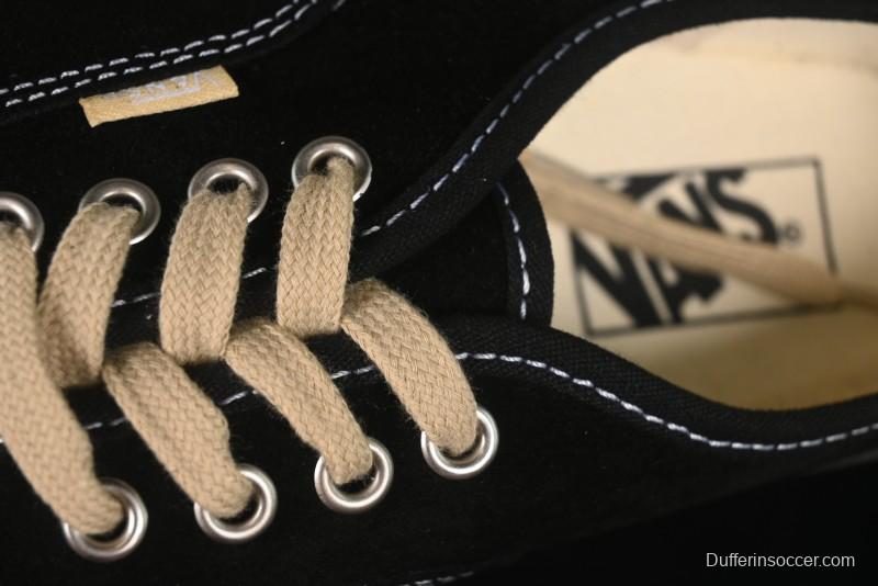 Vans Premium Authentic Suede Retro Sneakers with Translucent Rubber Sole - VN000CRQ6RJ