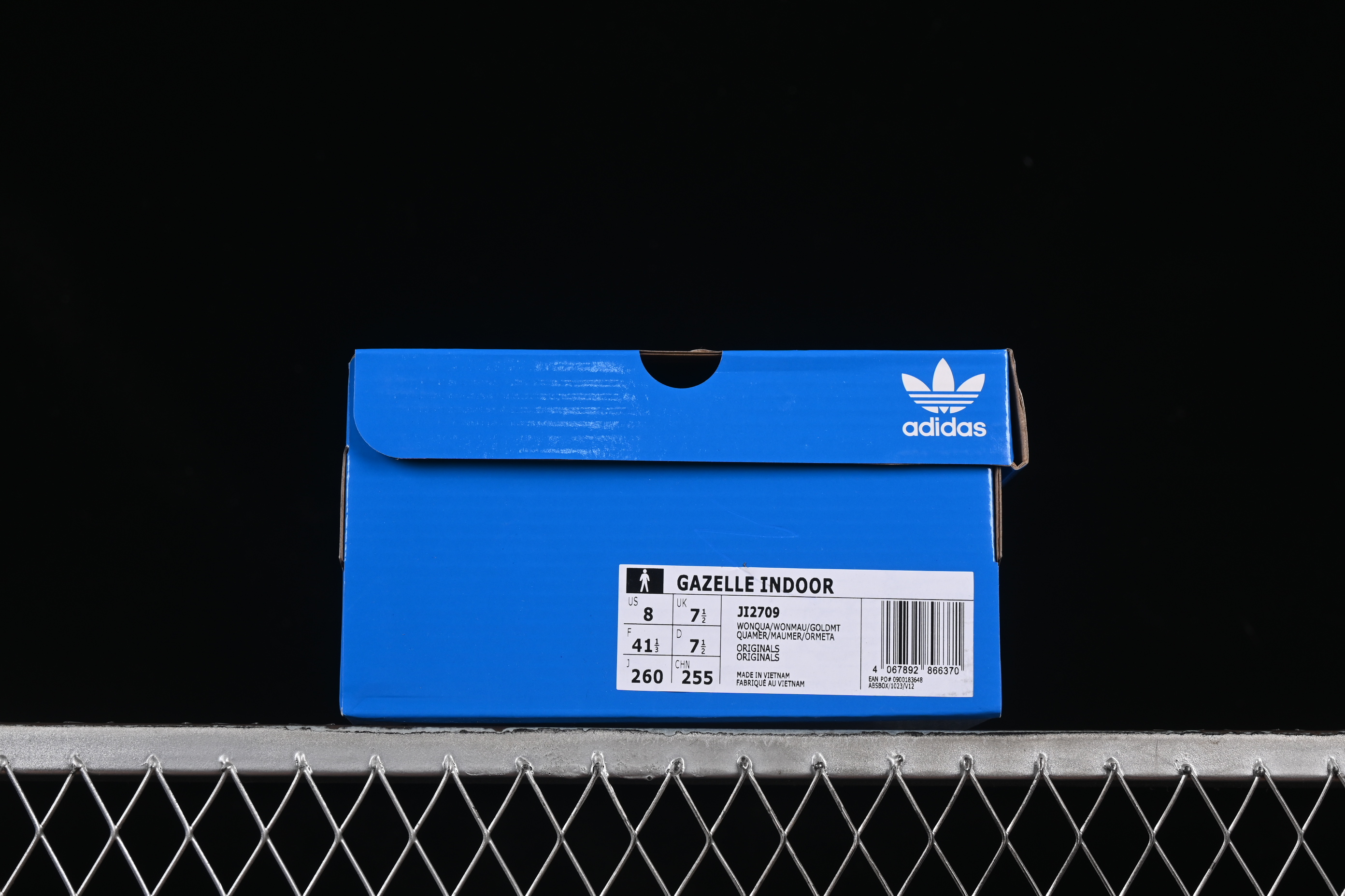 Adidas Originals Gazelle Indoor Retro Casual Sneakers with Anti-Slip and Wear-Resistant Sole - JI2709