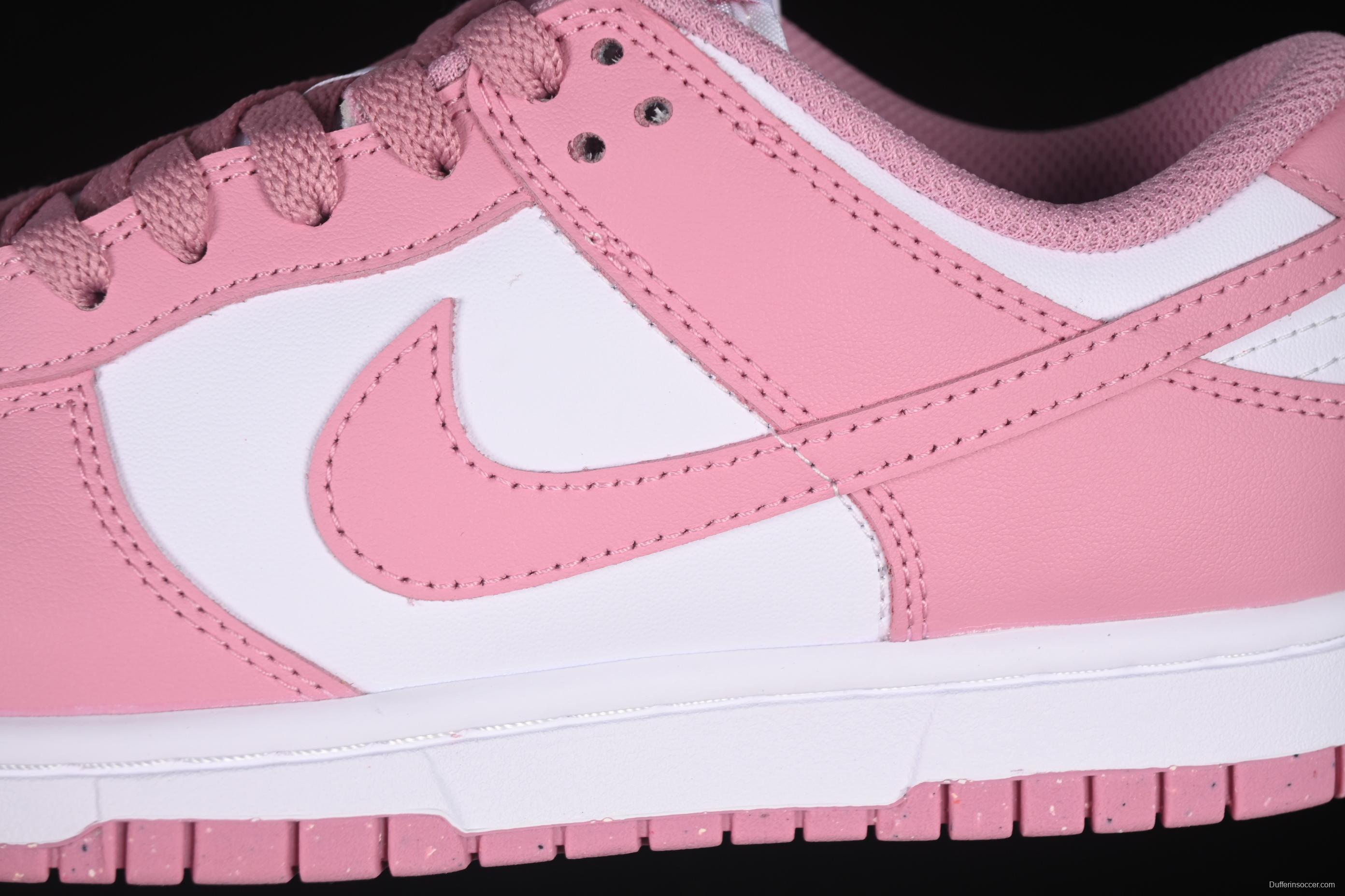 Nike Dunk Low White Pink Low-Top Casual Skate Shoes - DD1873-112