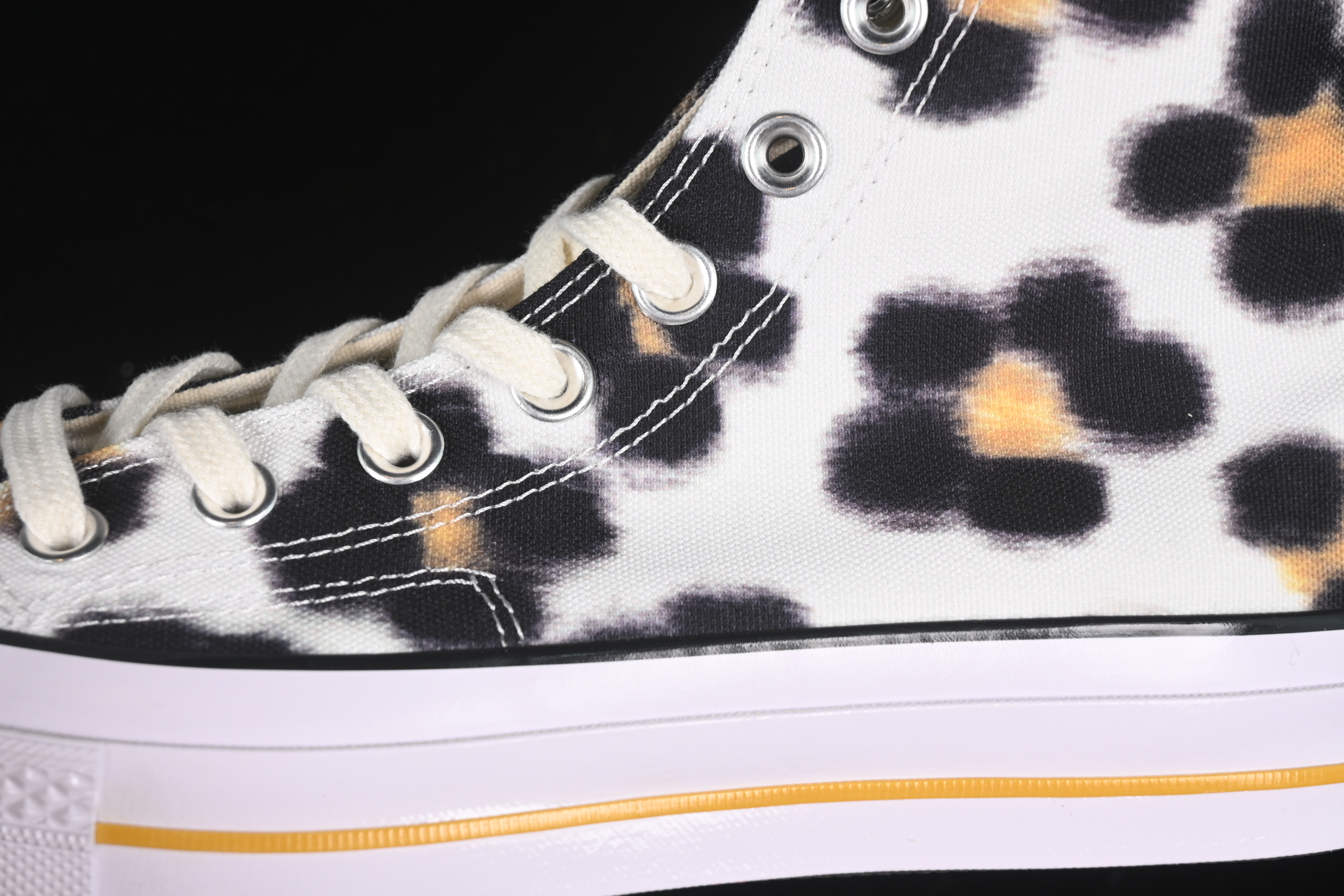 Kenzo Chuck Taylor Ox Hana Leopard Cypress High Top Sneakers - A14788C