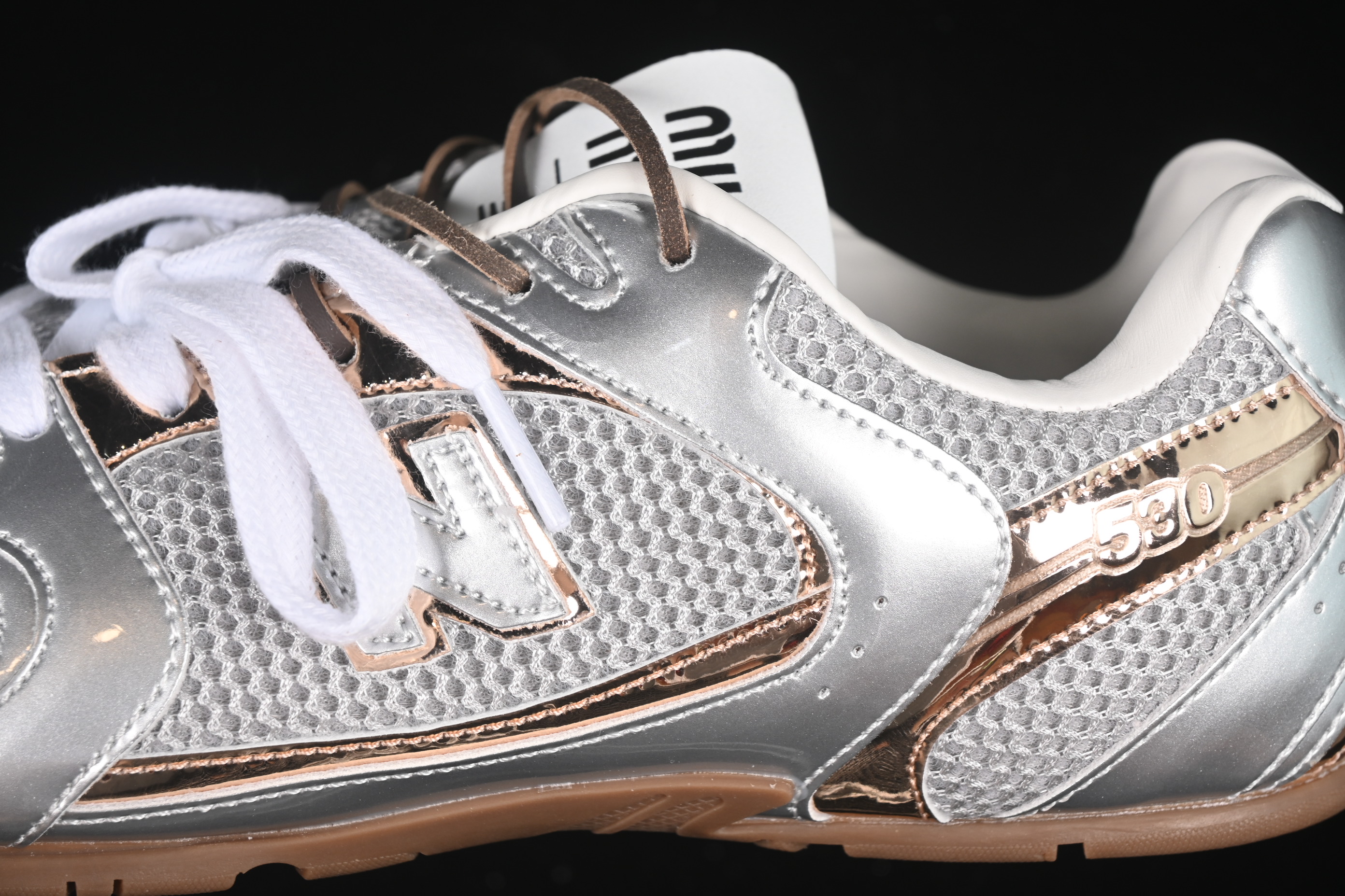 MiuMiu x New Balance 530 Low-Top Classic Retro Casual Running Shoes - AJD4