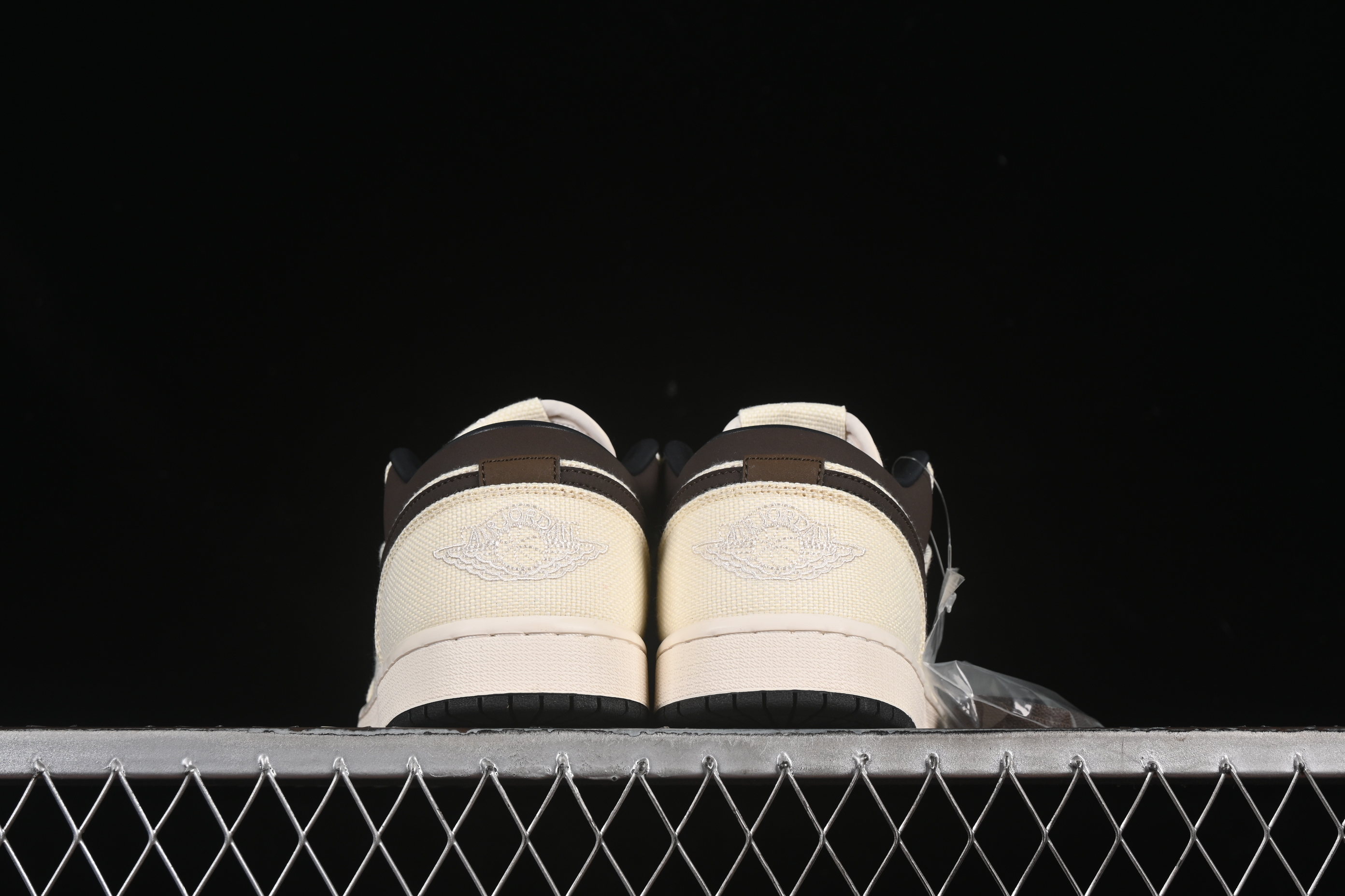 Nike Air Jordan 1 Low "Dongdan" Casual Sneakers in Woven Beige - IB8058-110