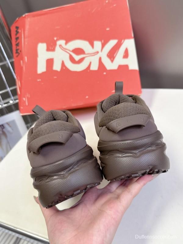 2025 Unisex Marni Brown Fabric Sneakers