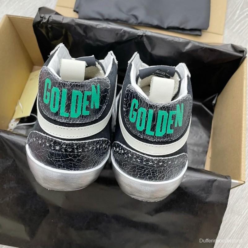 2024 Unisex GGDB Black Pink Suede Leather High-Top Sneakers MJ00300