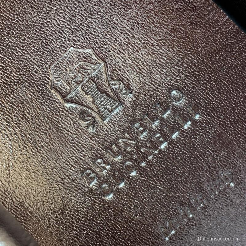 2025 Women Brunello Cucinelli Beige Brown Mesh Leather Sneakers