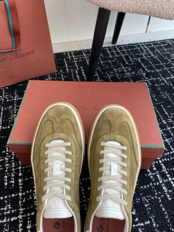 2024 Unisex LP Beige Suede Leather Sneakers MJ00320