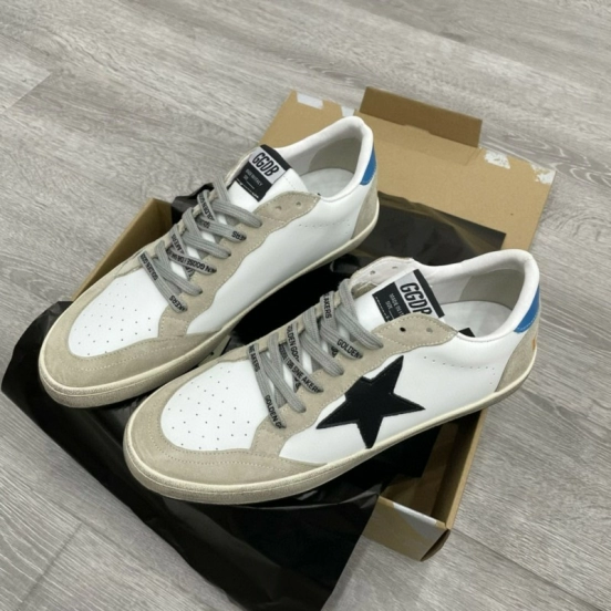 2024 Unisex GGDB White Beige Black Blue Leather Suede Sneakers MJ00260