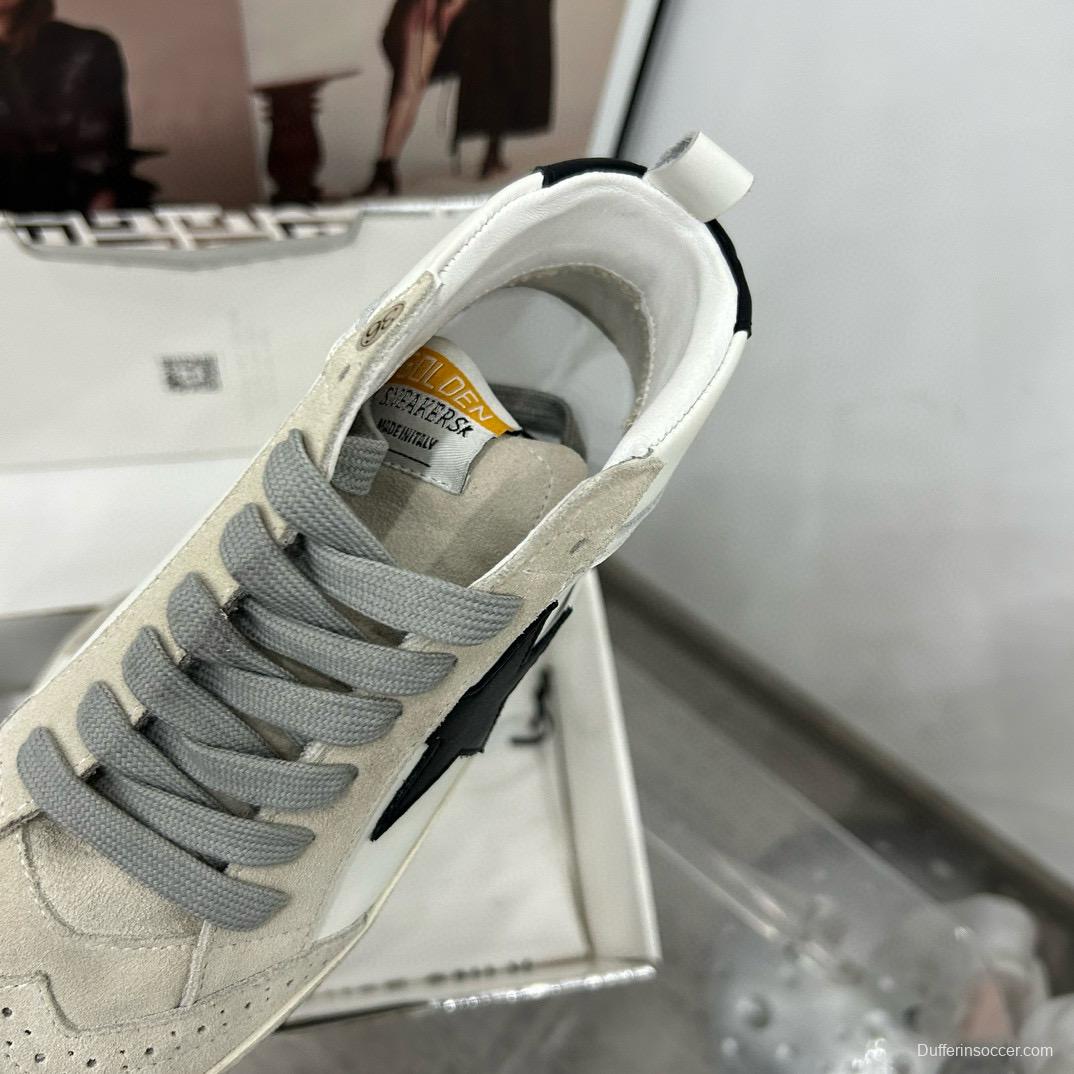 2024 Unisex GGDB White Black Leather Suede High Top Sneakers MJ00300