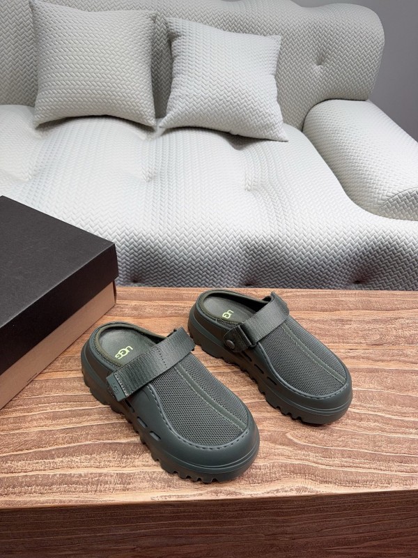 2025 UGG Green Mesh Slippers KFY00220