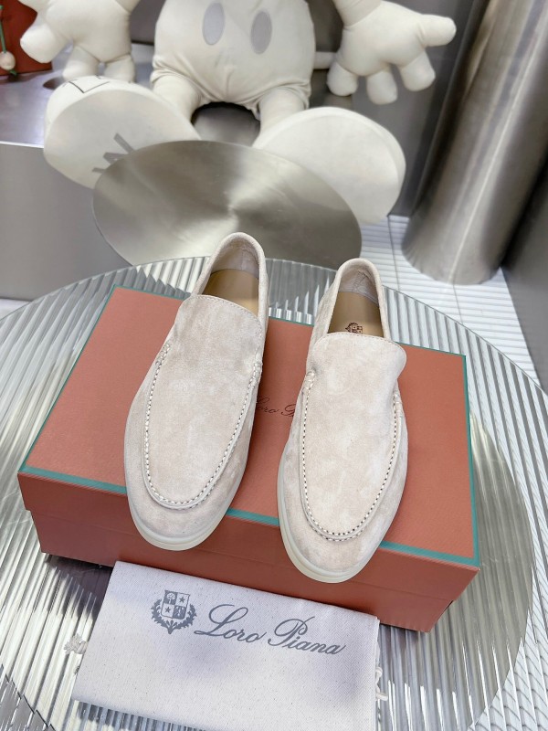 2025 Men LP Beige Suede Loafer LY00260