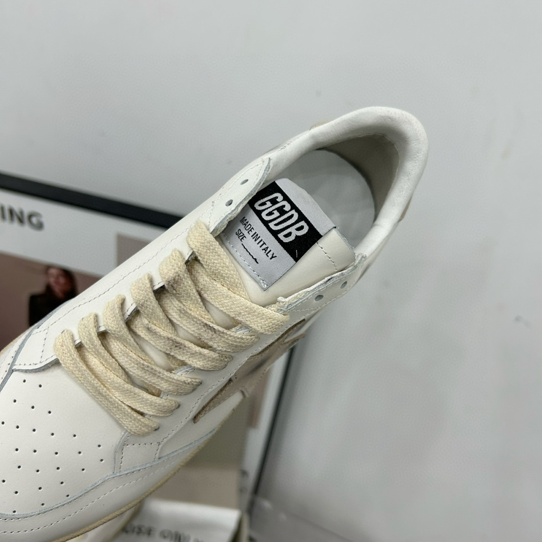 2024 Unisex GGDB White Grey Leather Sneakers MJ00260