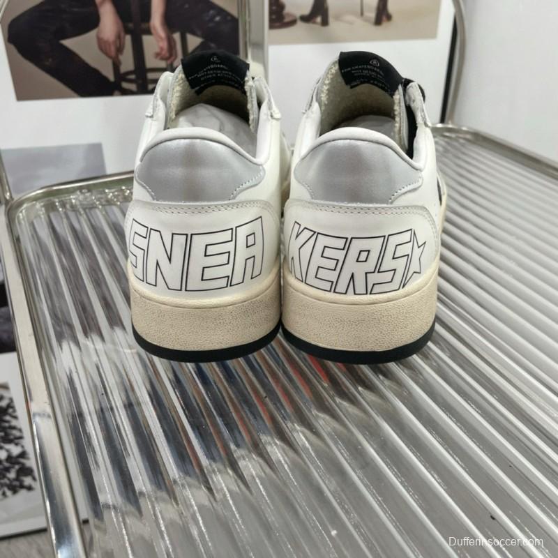 2024 Unisex GGDB White Black Leather Sneakers MJ00260